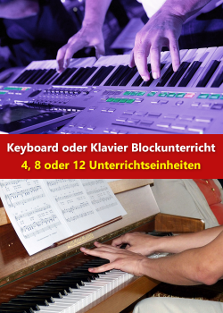Keyboard oder Klavier Blockunterricht