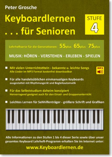 Keyboardlernen für Senioren - Stufe 4